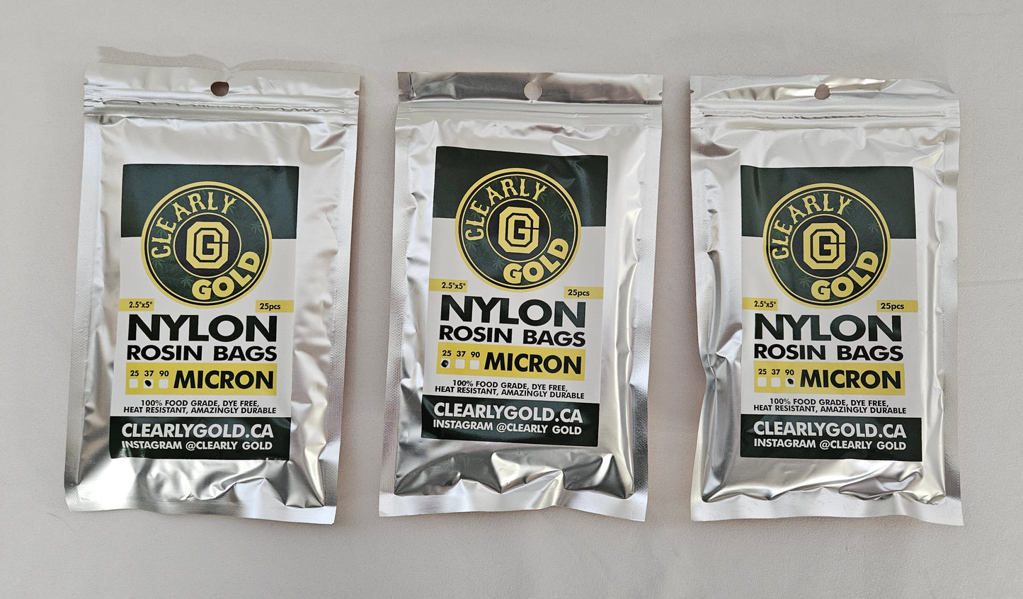 Rosin Bags - 37 Micron - 25 Pieces
