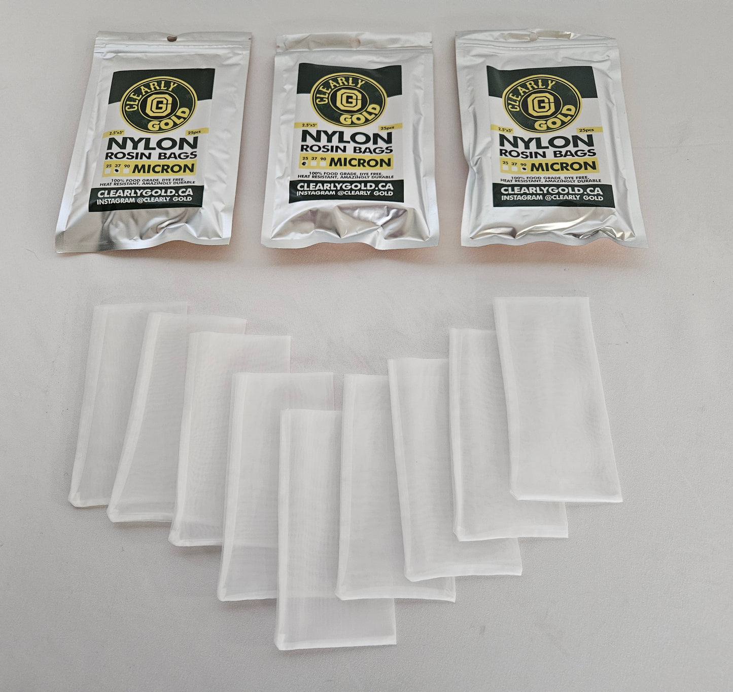 Rosin Bags - 37 Micron - 25 Pieces
